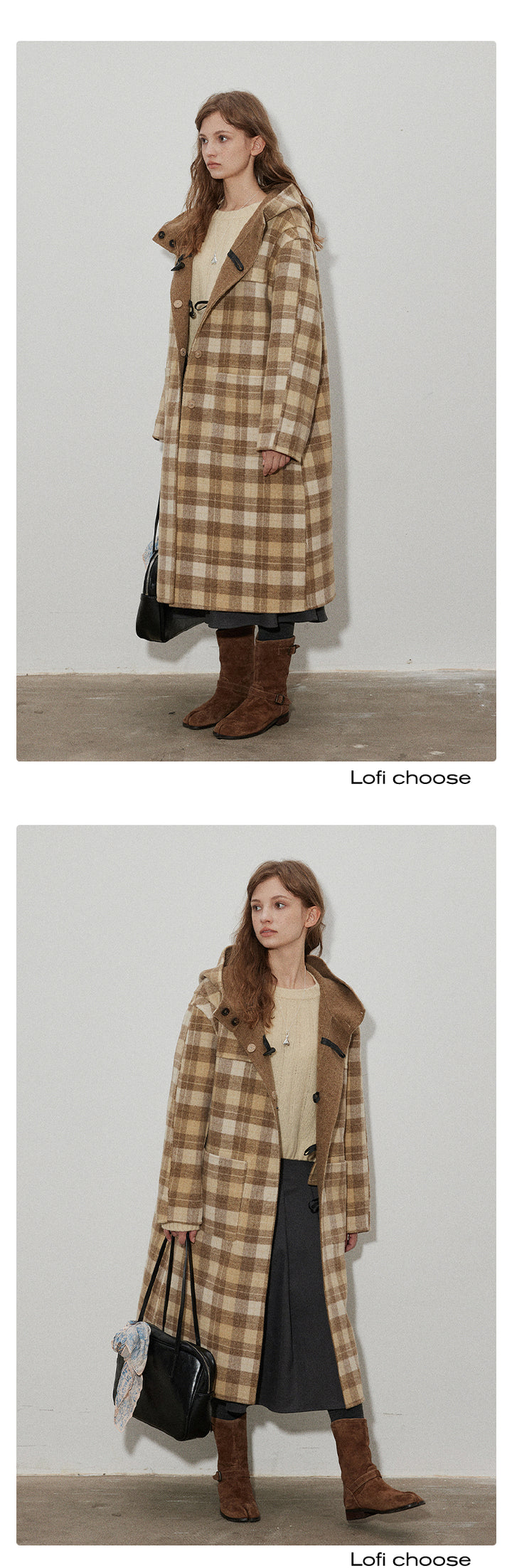 Classic Wool Reversible Toggle Coat LCRC0044