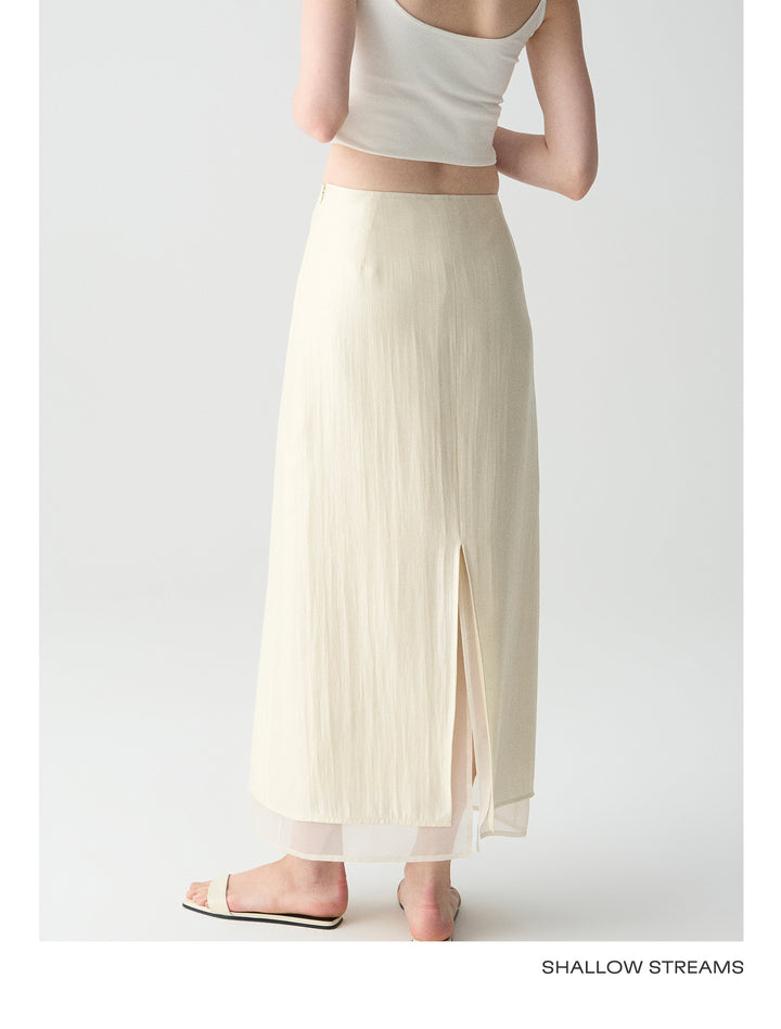 Pearl Drift Organza Skirt SSPS0220
