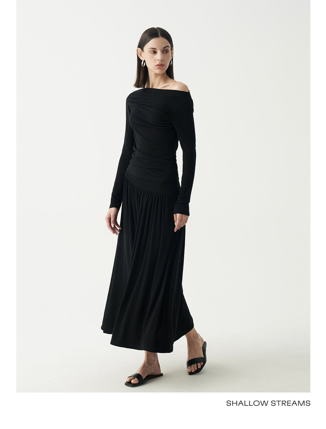 Elegant Off-Shoulder Knit Top SSOT0047