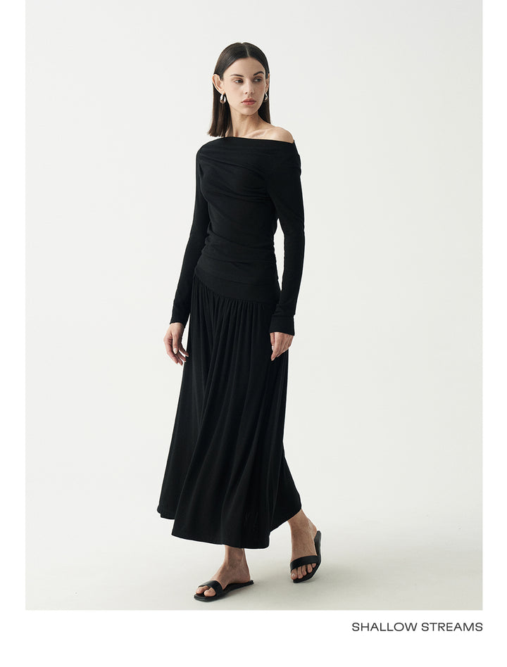 Elegant Off-Shoulder Knit Top SSOT0047