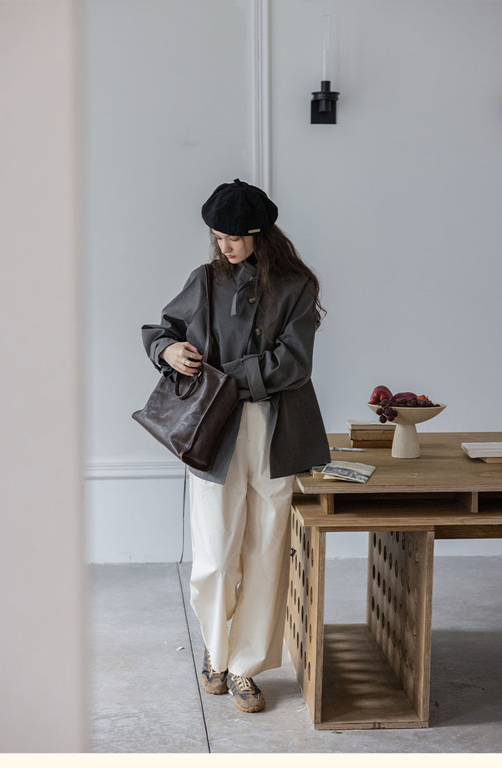 High-End Classic Belted Jacket DABJ0106