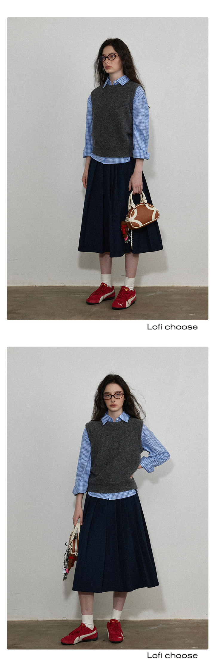 Classic Blue Plaid Shirt LCPS0014