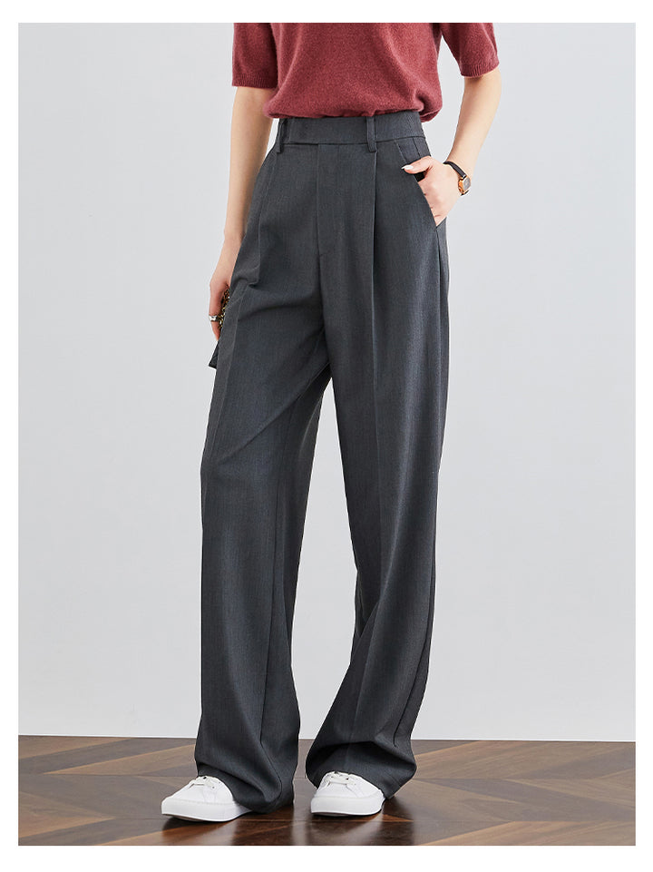 LuxeFit Wide-Leg Woolen Trousers FAWP0007