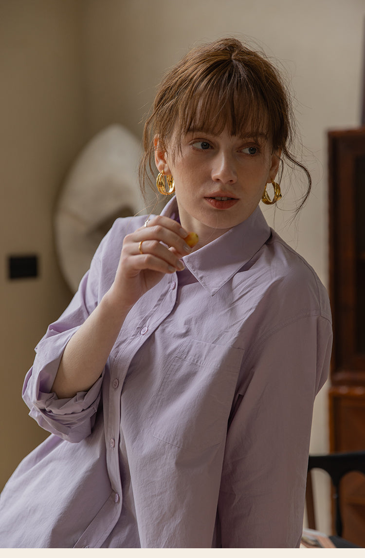 Classic Cotton Button-Down Shirt DACS0118