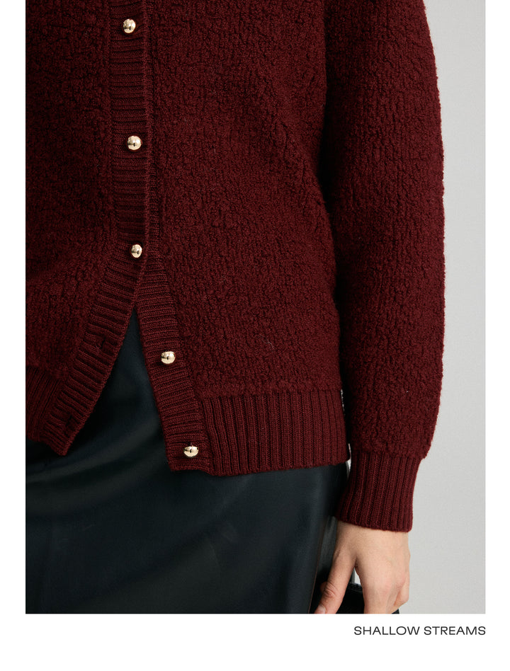 Luxe Wool Button Cardigan SSWC0081