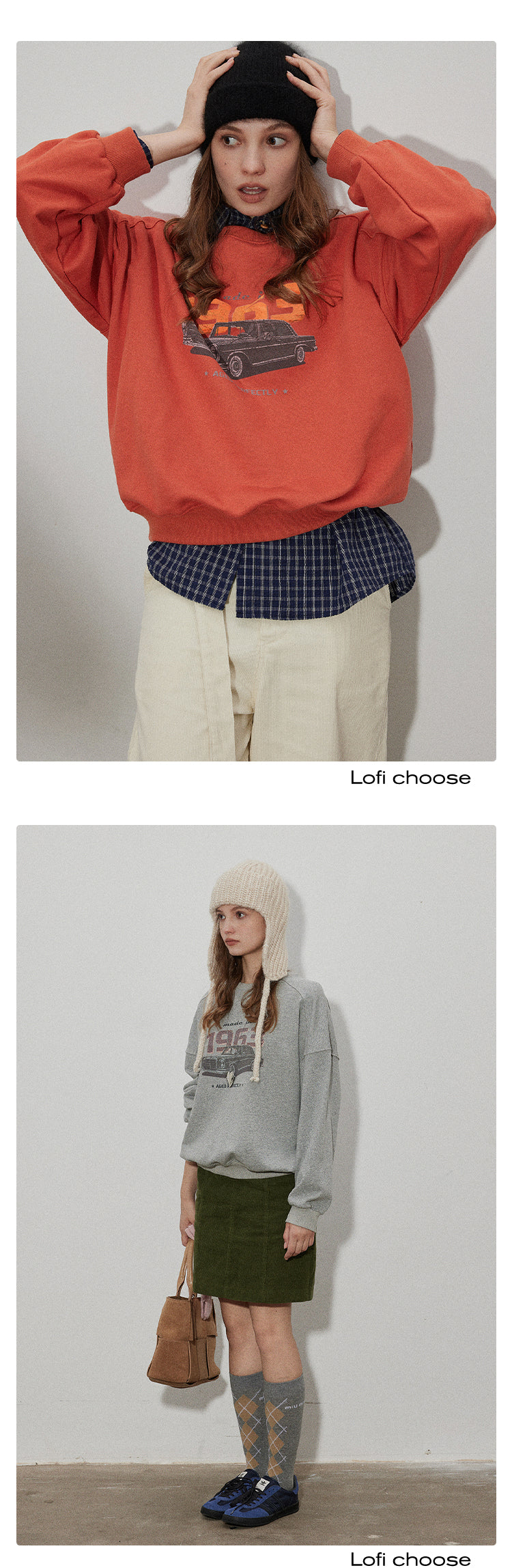Retro Graphic Sweatshirt LCRS0057