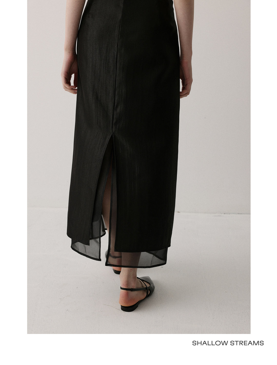 Sheer Flow Midi Skirt SSMS0222