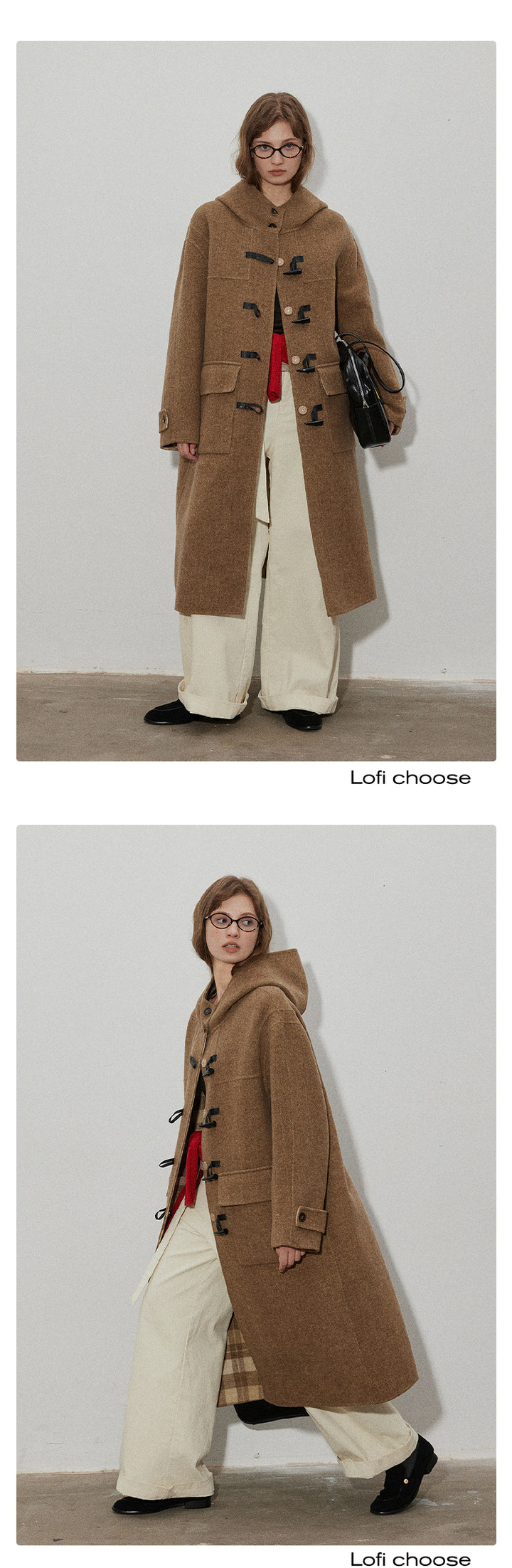 Classic Wool Reversible Toggle Coat LCRC0044
