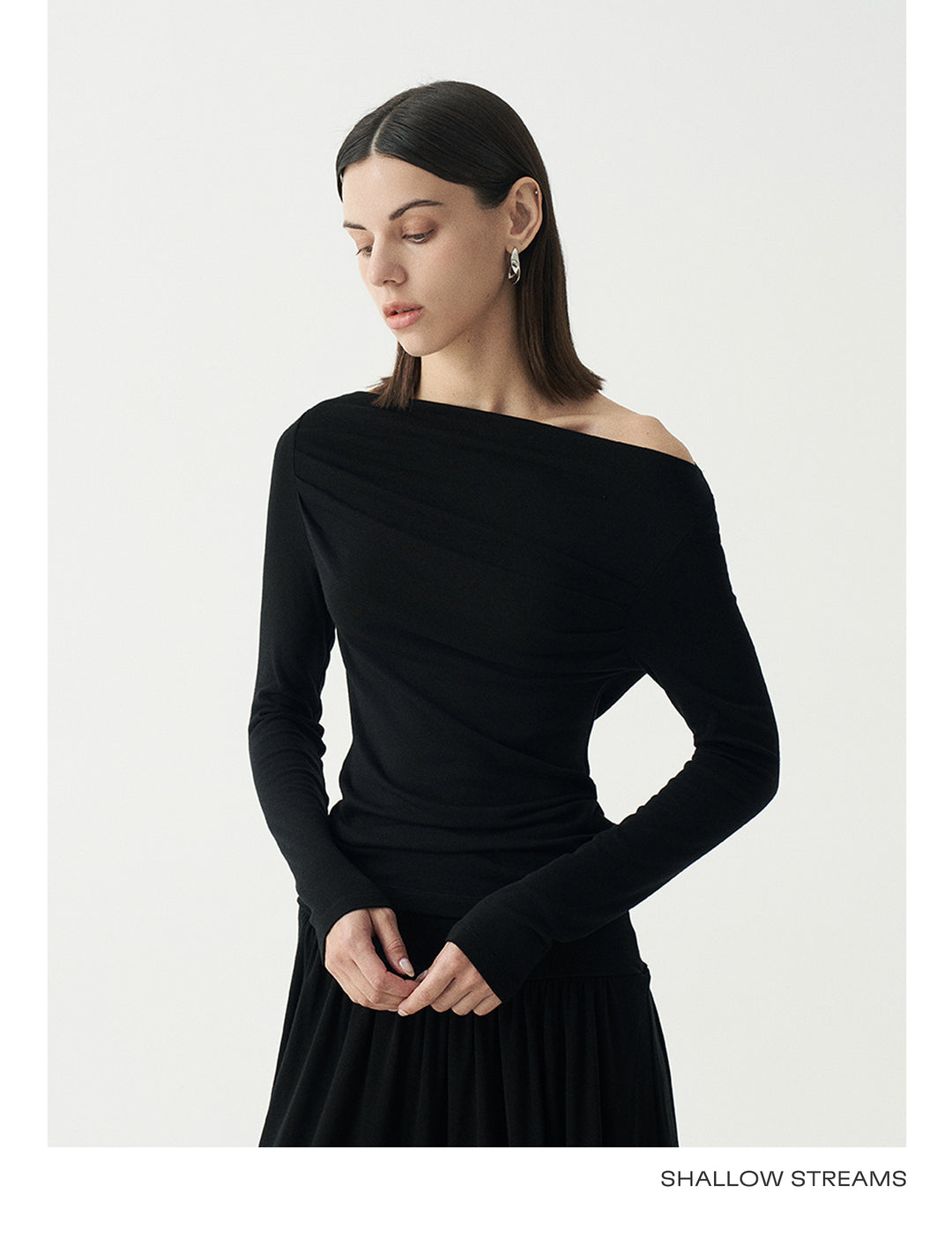 Elegant Off-Shoulder Knit Top SSOT0047