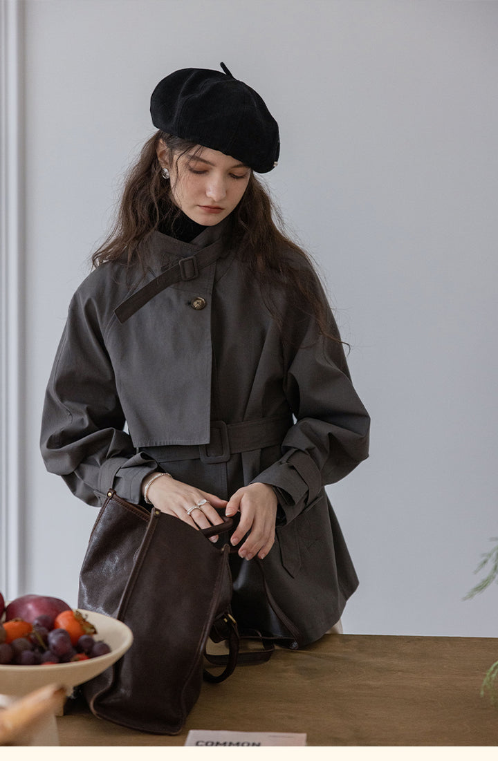 High-End Classic Belted Jacket DABJ0106