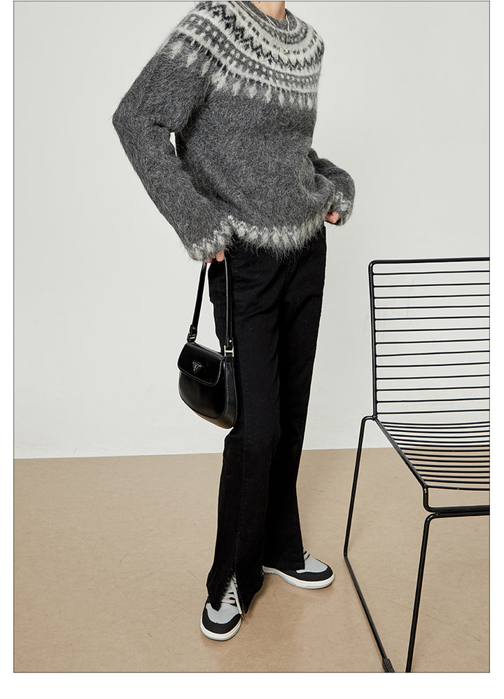 Nordic Inspired Mohair Sweater LLMS0096