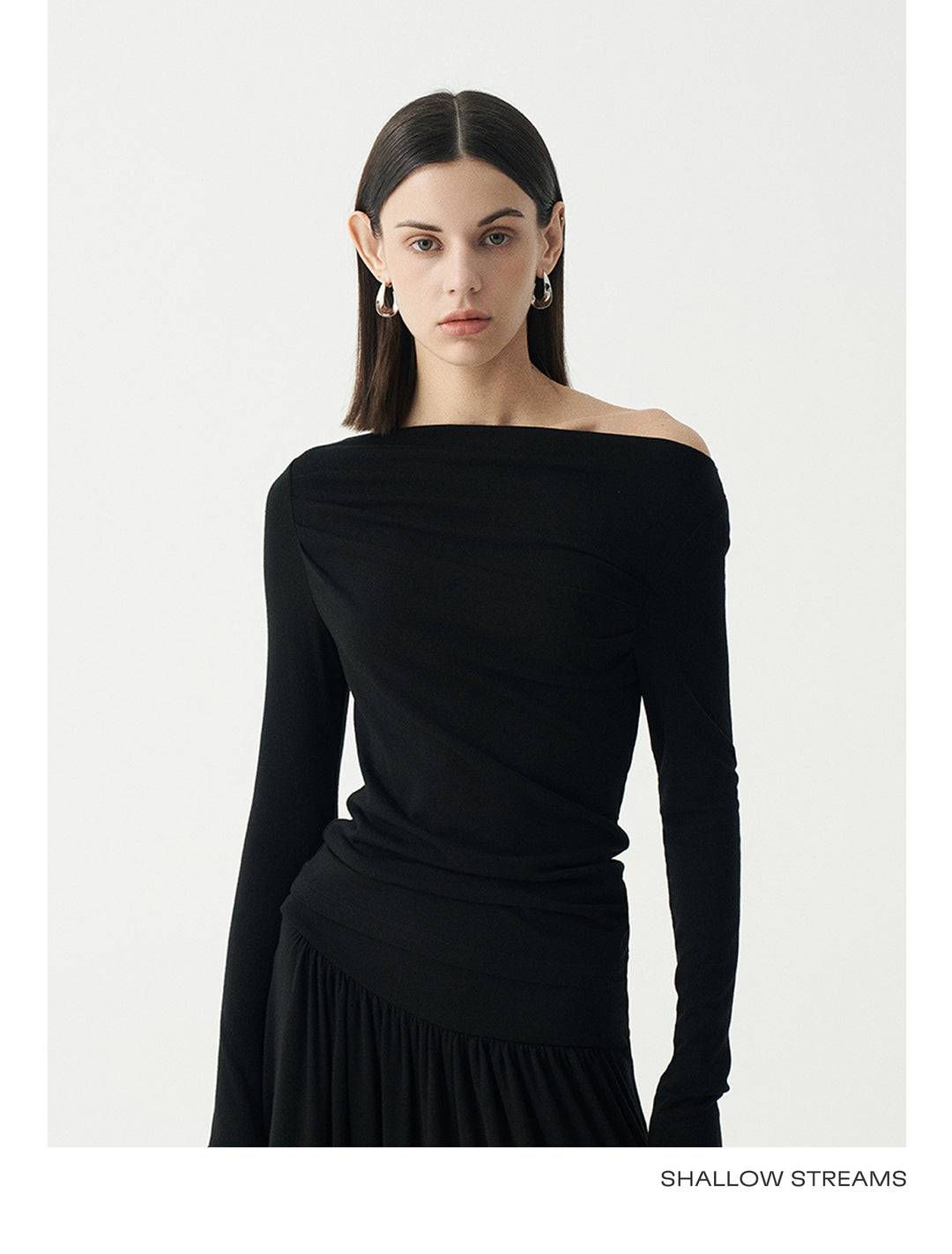 Elegant Off-Shoulder Knit Top SSOT0047