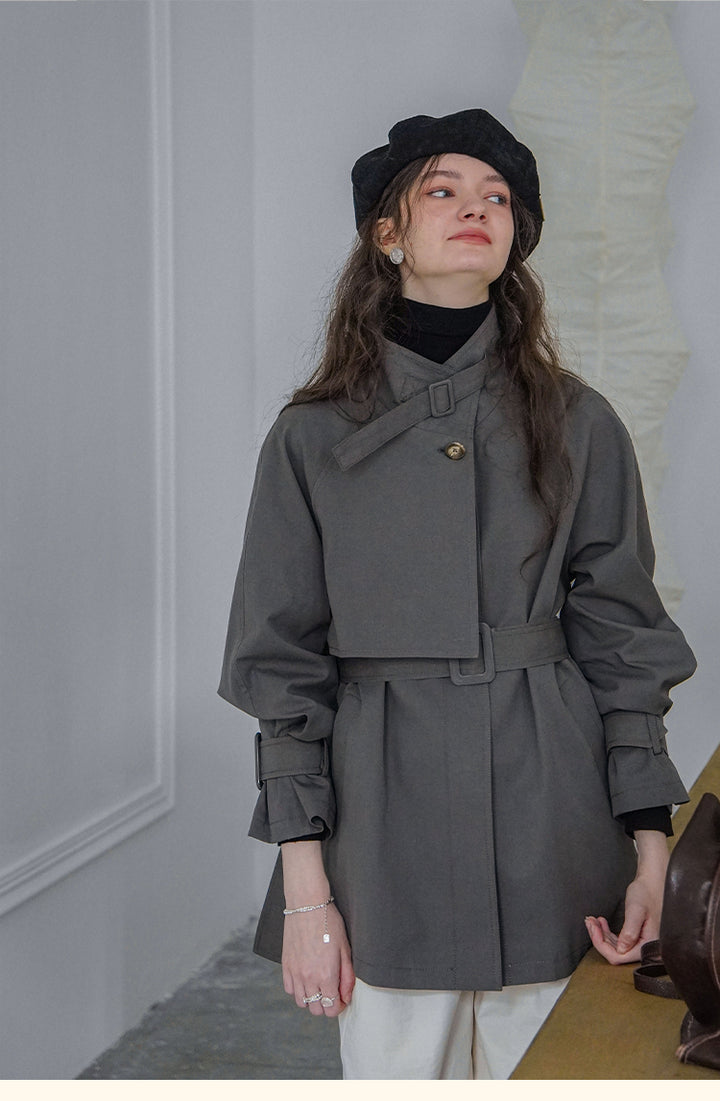 High-End Classic Belted Jacket DABJ0106