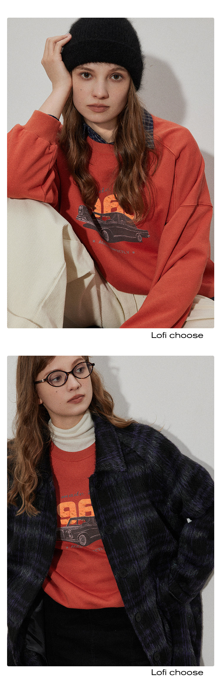 Retro Graphic Sweatshirt LCRS0057