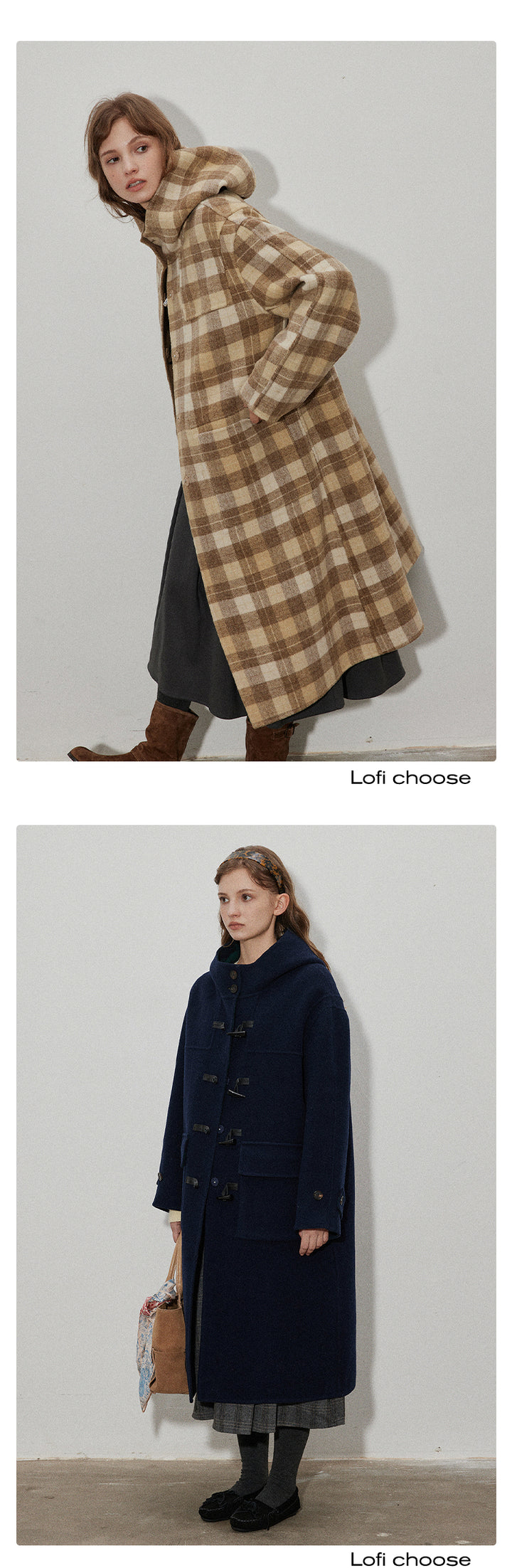 Classic Wool Reversible Toggle Coat LCRC0044