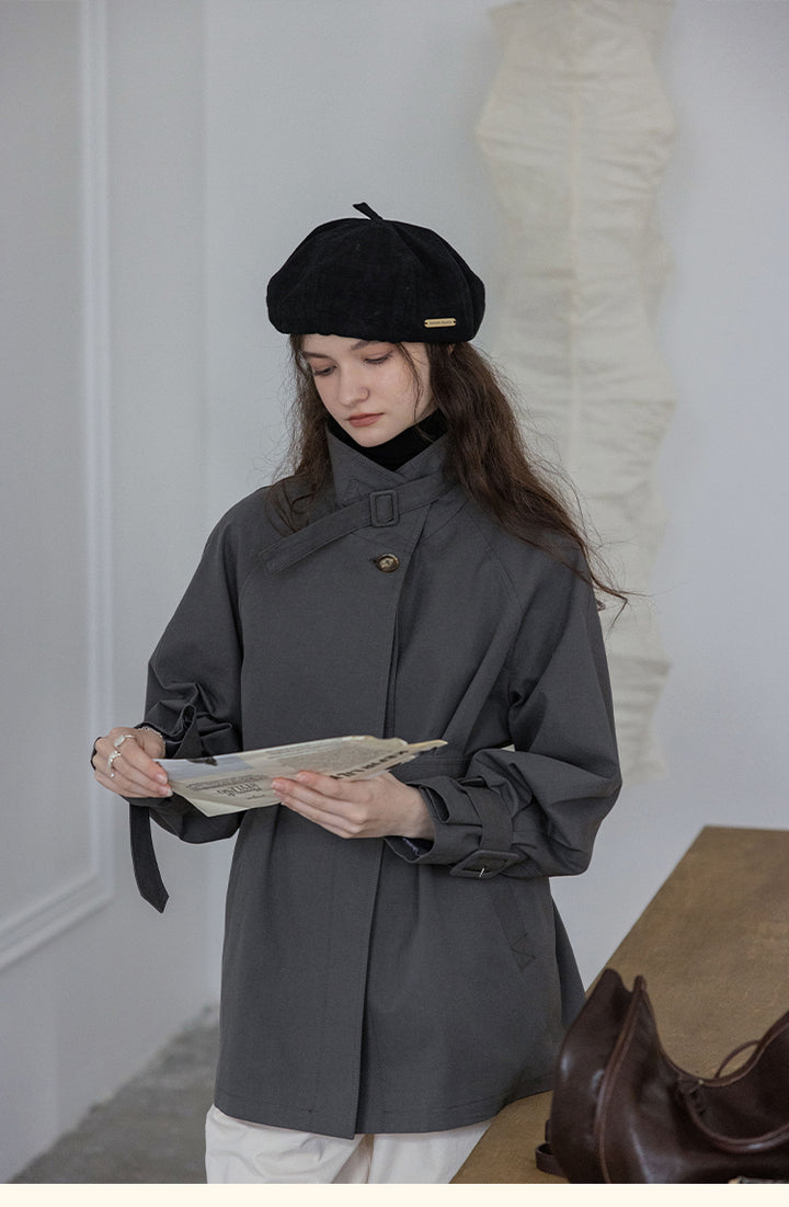 High-End Classic Belted Jacket DABJ0106