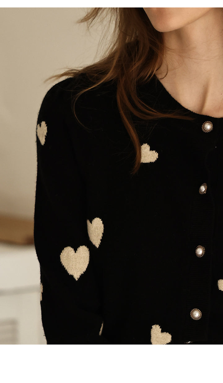 Love Wool Knit Cardigan HDKC0062
