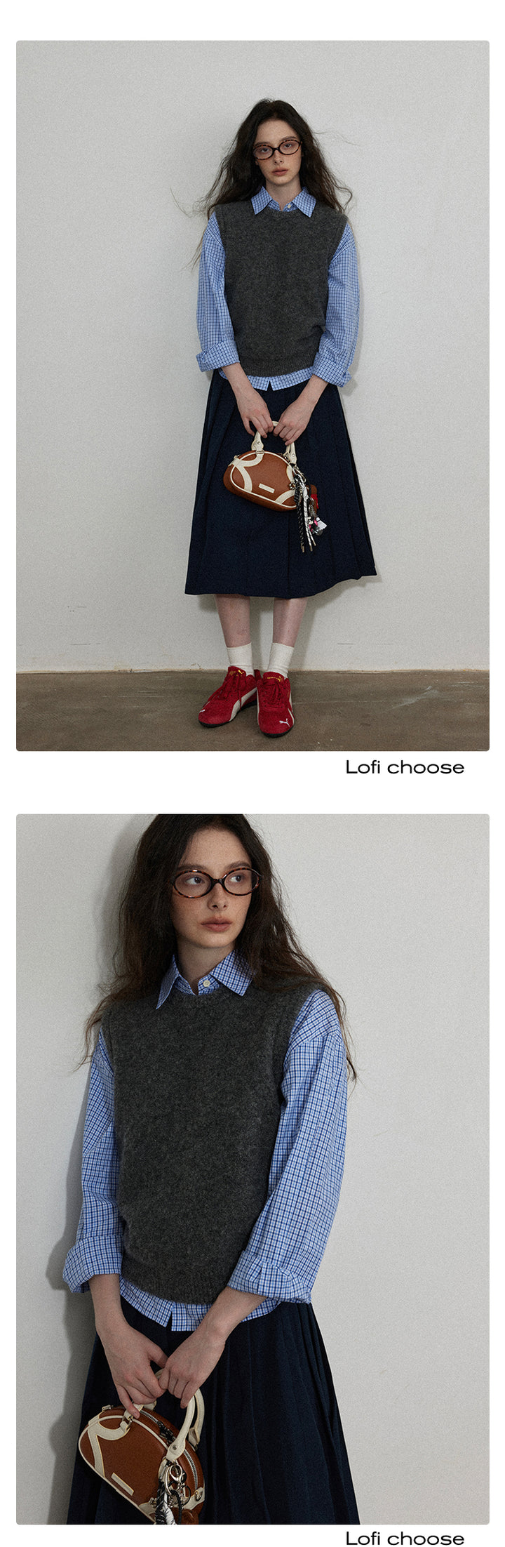 Classic Blue Plaid Shirt LCPS0014