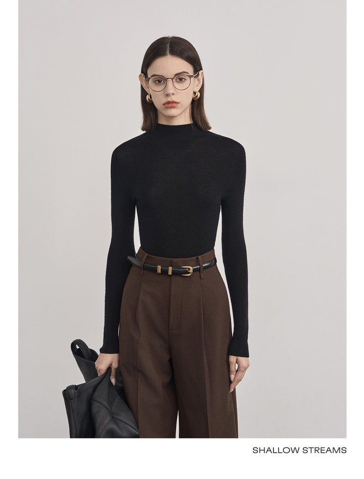 Elegant Wool Turtleneck Sweater SSTS0061