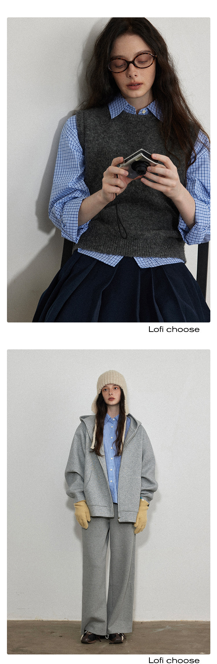 Classic Blue Plaid Shirt LCPS0014