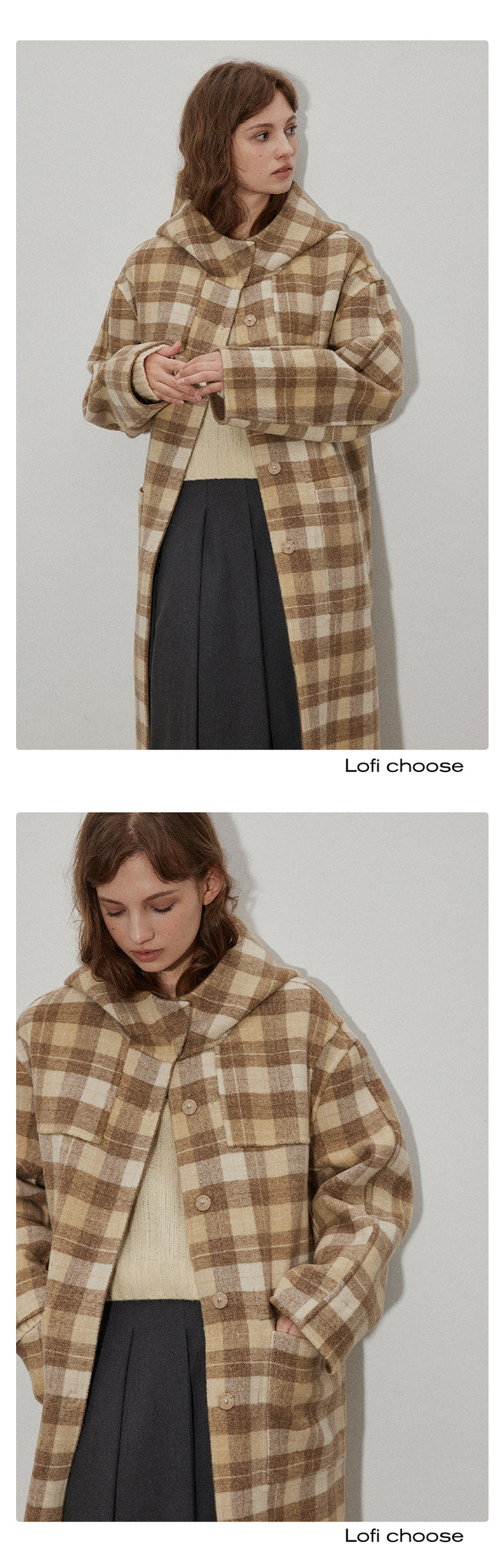 Classic Wool Reversible Toggle Coat LCRC0044