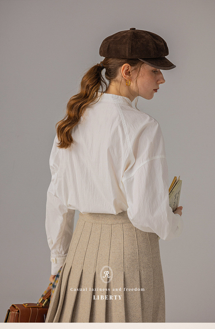 Elegant Bow-Tie Collar Shirt DACS0117
