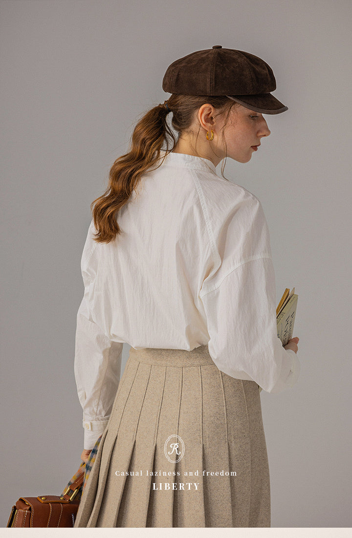 Elegant Bow-Tie Collar Shirt DACS0117