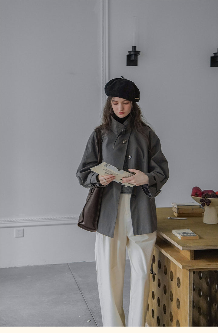 High-End Classic Belted Jacket DABJ0106