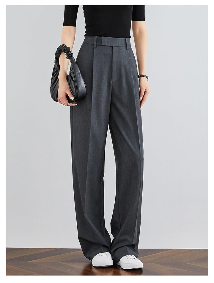 LuxeFit Wide-Leg Woolen Trousers FAWP0007