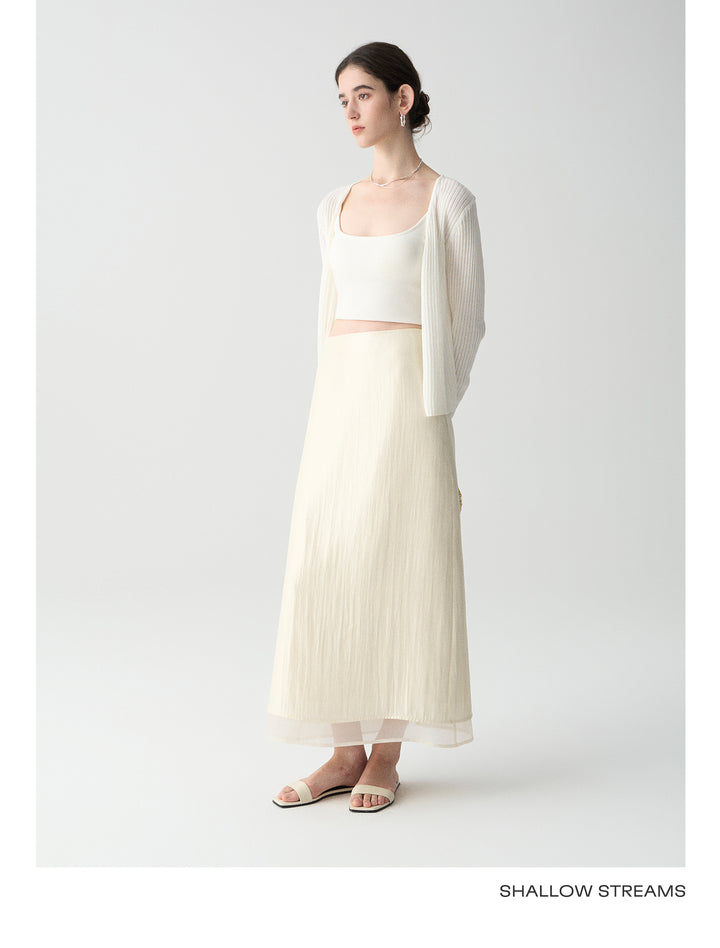 Pearl Drift Organza Skirt SSPS0220