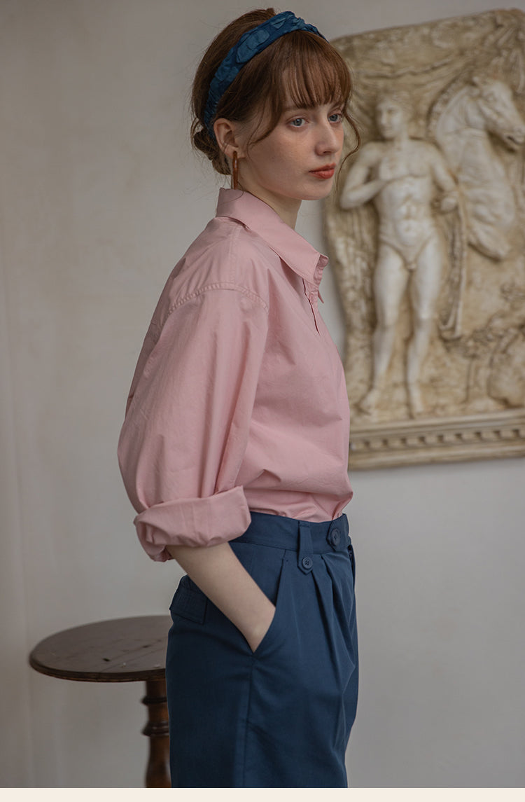 Classic Cotton Button-Down Shirt DACS0118