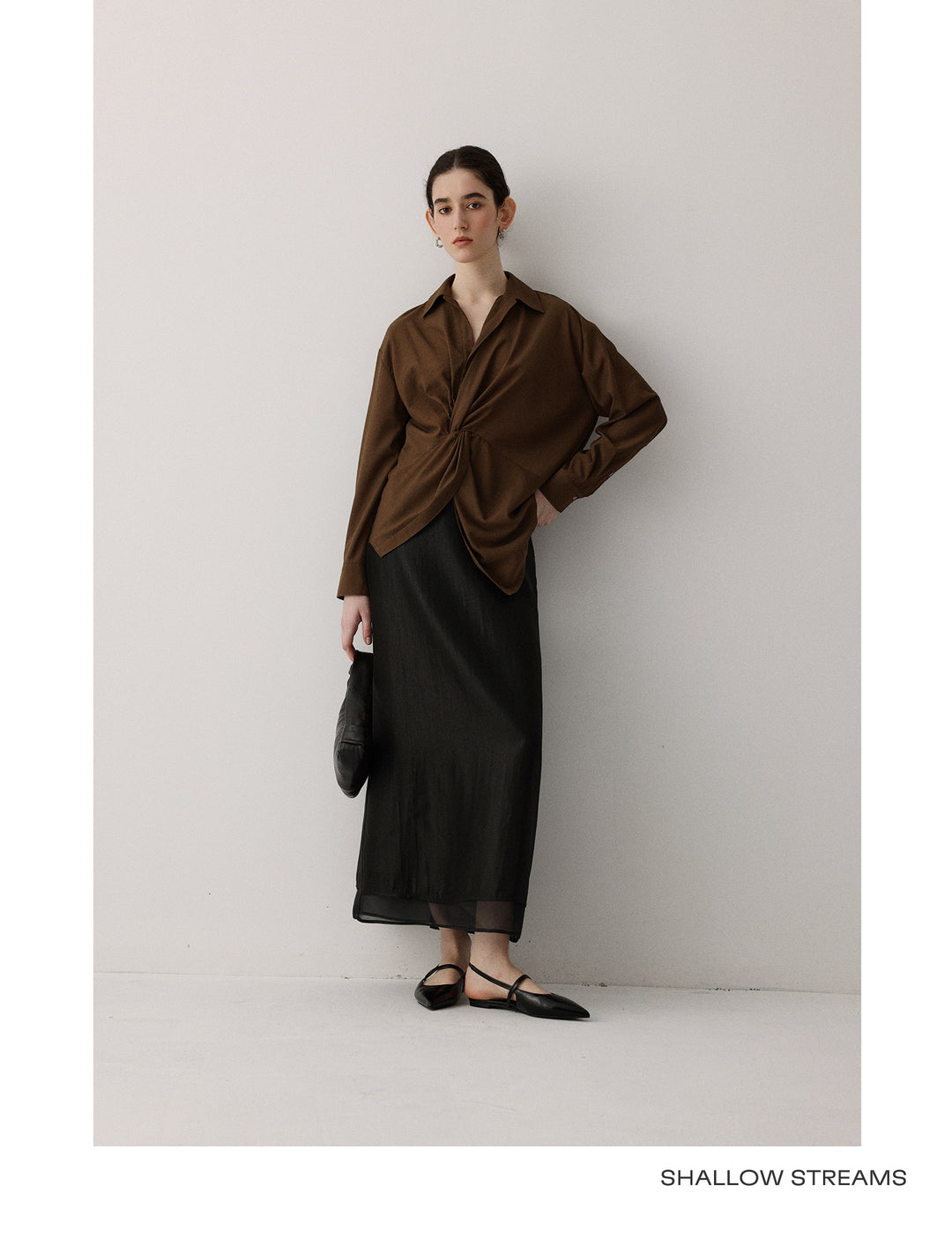 Sheer Flow Midi Skirt SSMS0222