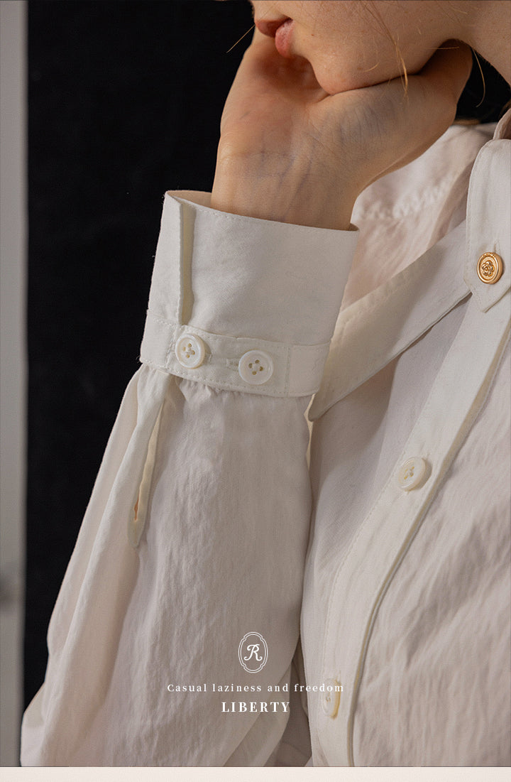 Elegant Bow-Tie Collar Shirt DACS0117