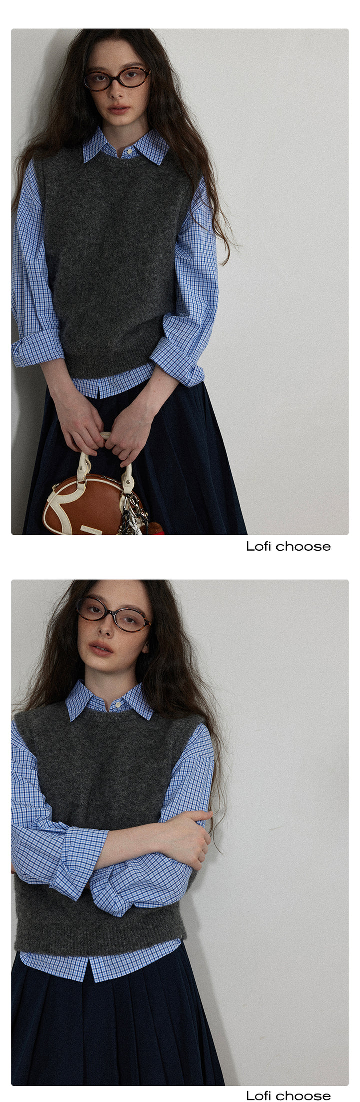 Classic Blue Plaid Shirt LCPS0014
