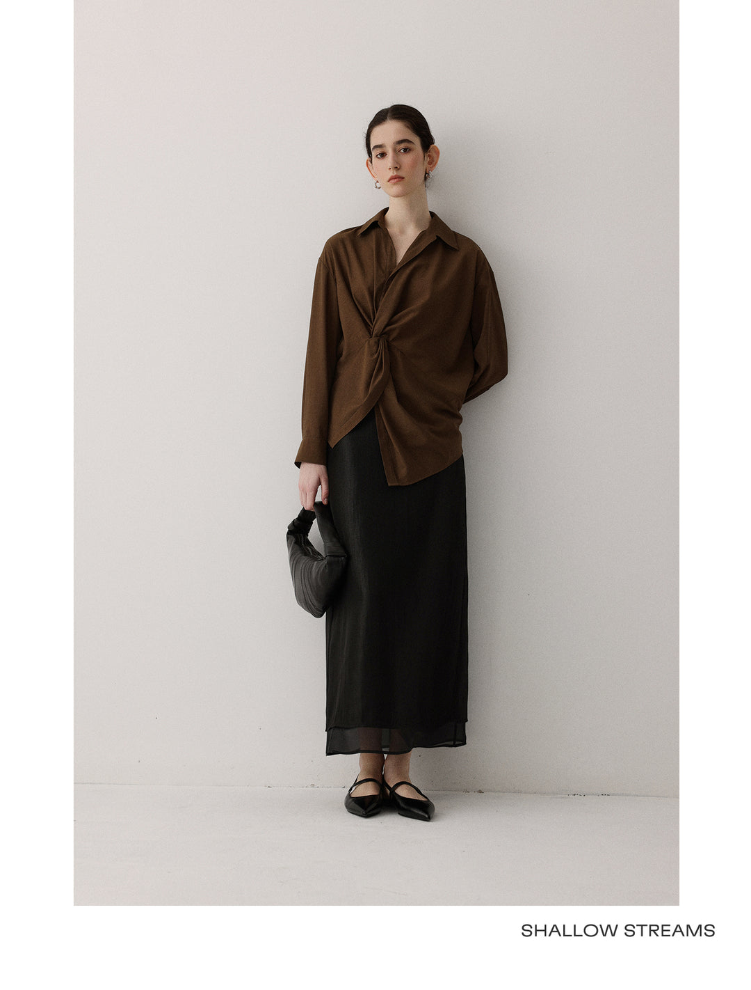 Sheer Flow Midi Skirt SSMS0222