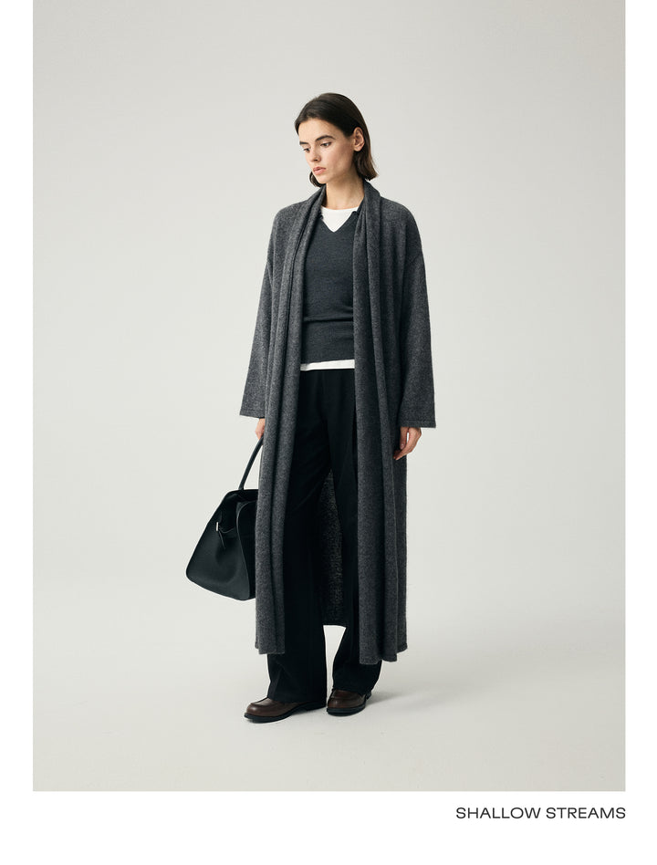 Cashmere Blend Draped Coat SSCC0088