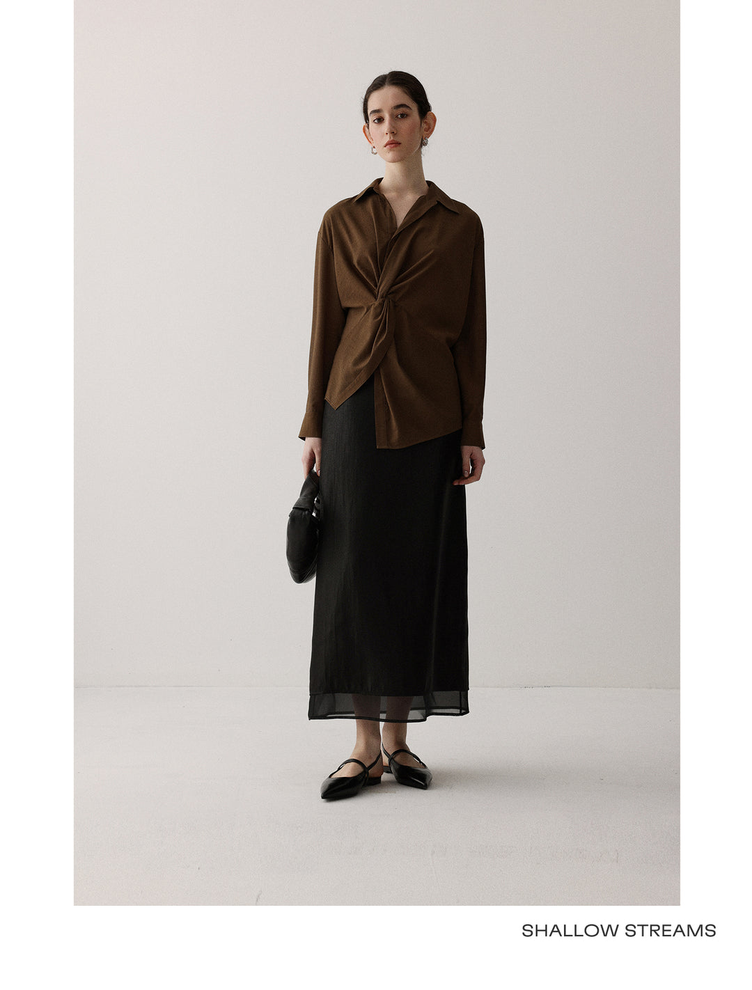 Sheer Flow Midi Skirt SSMS0222