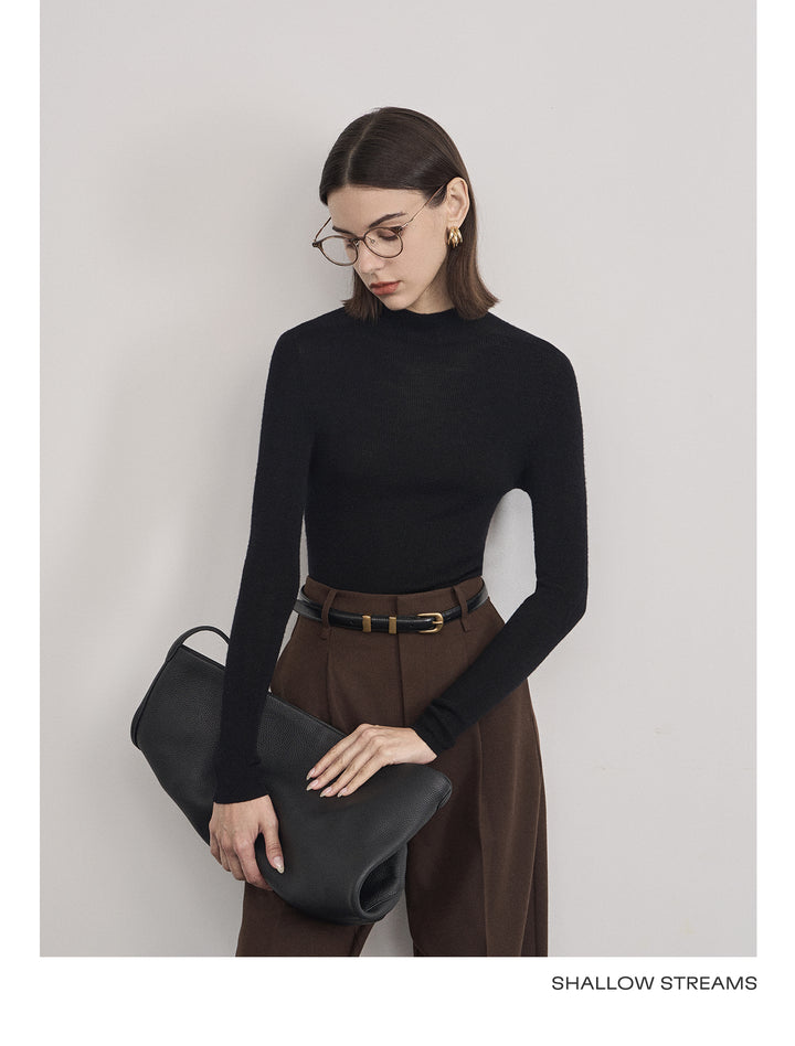 Elegant Wool Turtleneck Sweater SSTS0061