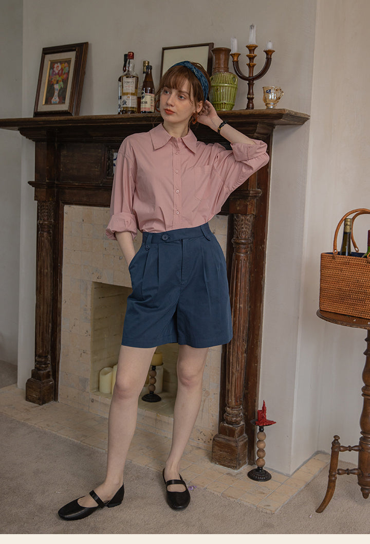 Classic Cotton Button-Down Shirt DACS0118
