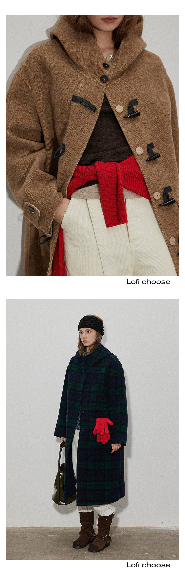 Classic Wool Reversible Toggle Coat LCRC0044