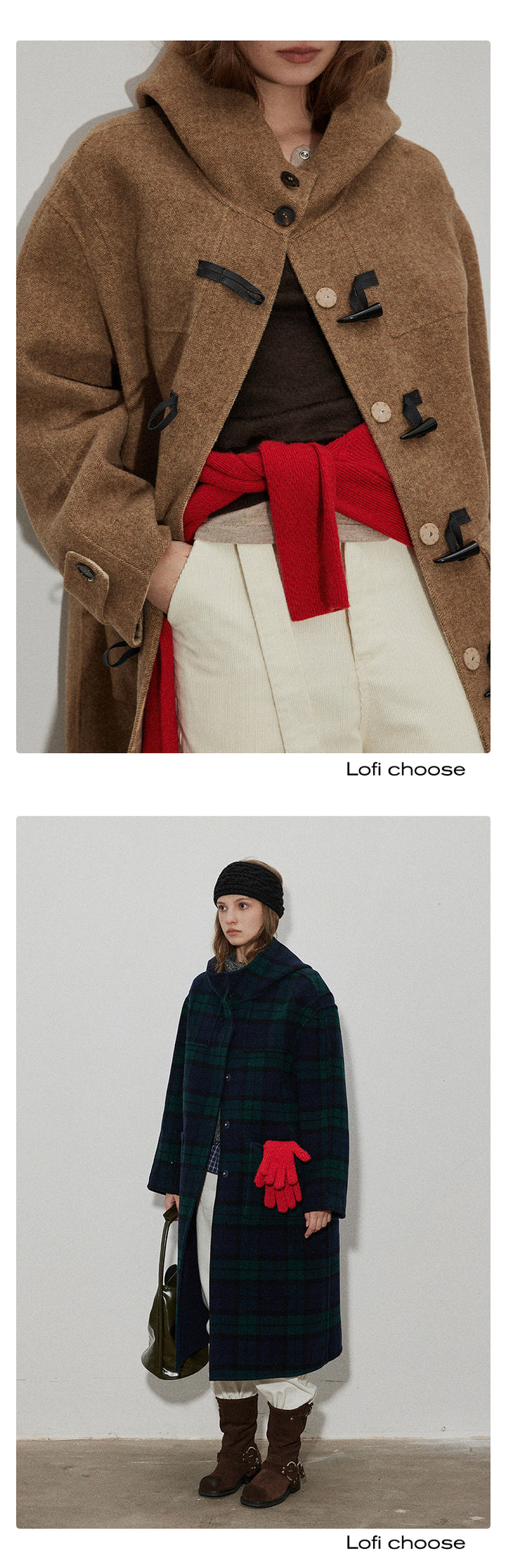 Classic Wool Reversible Toggle Coat LCRC0044
