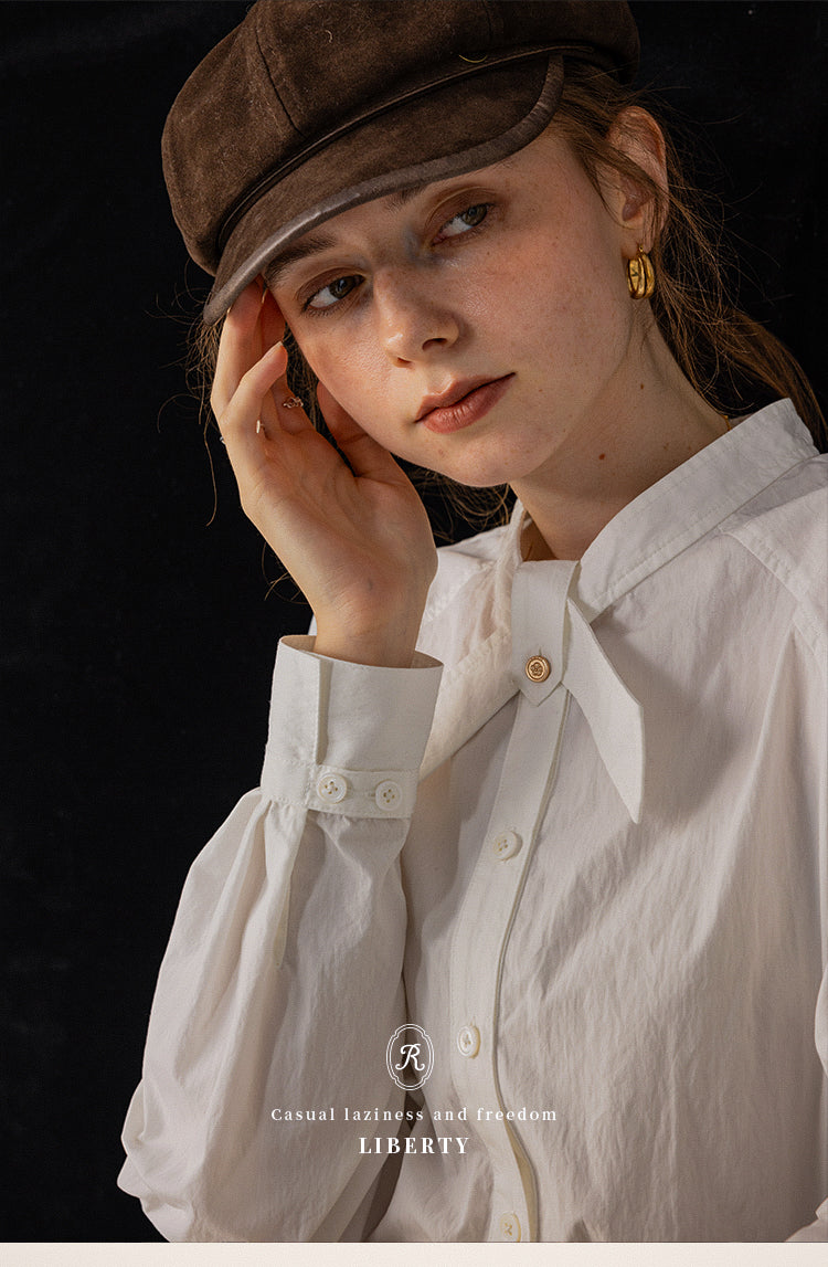 Elegant Bow-Tie Collar Shirt DACS0117