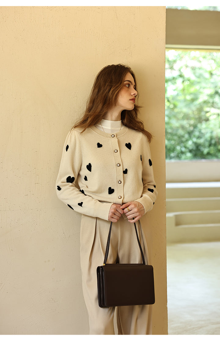 Love Wool Knit Cardigan HDKC0062