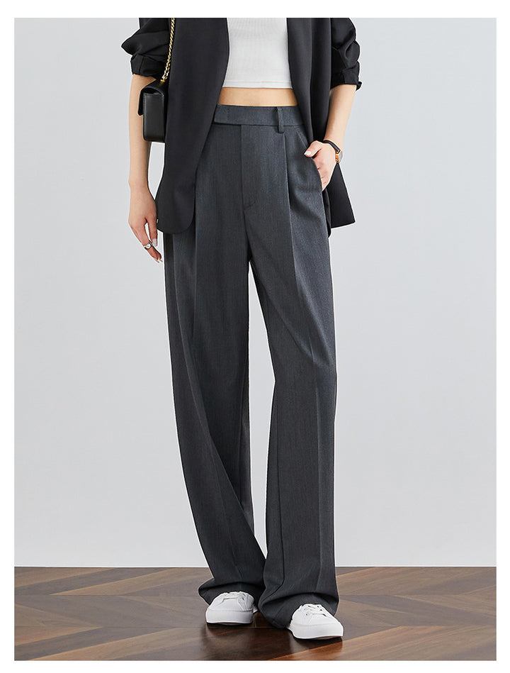 LuxeFit Wide-Leg Woolen Trousers FAWP0007