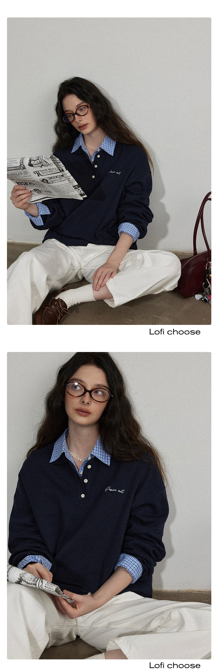 Classic Blue Plaid Shirt LCPS0014