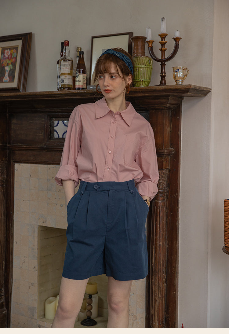 Classic Cotton Button-Down Shirt DACS0118