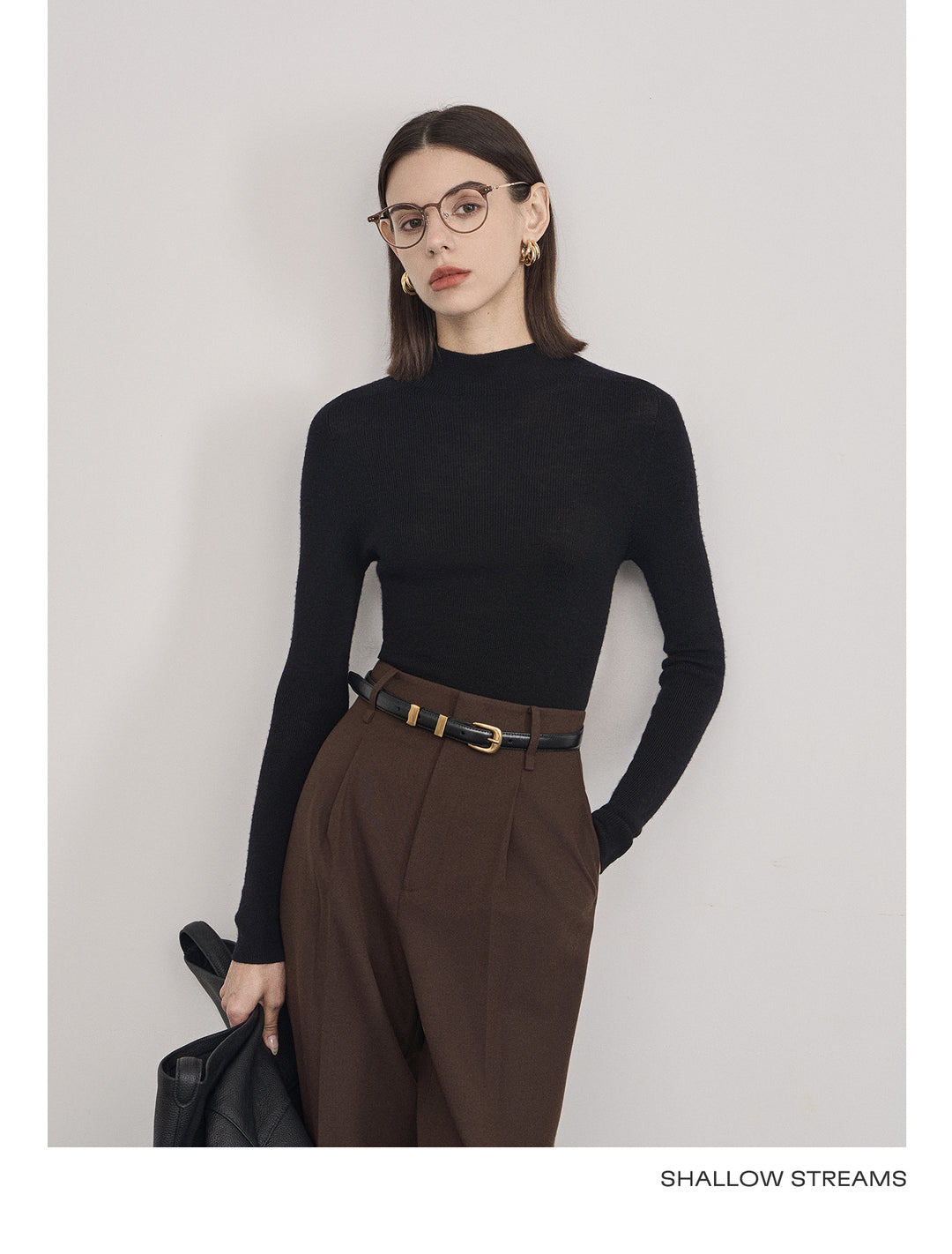 Elegant Wool Turtleneck Sweater SSTS0061