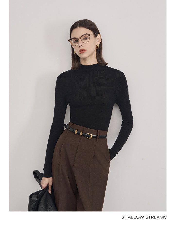 Elegant Wool Turtleneck Sweater SSTS0061