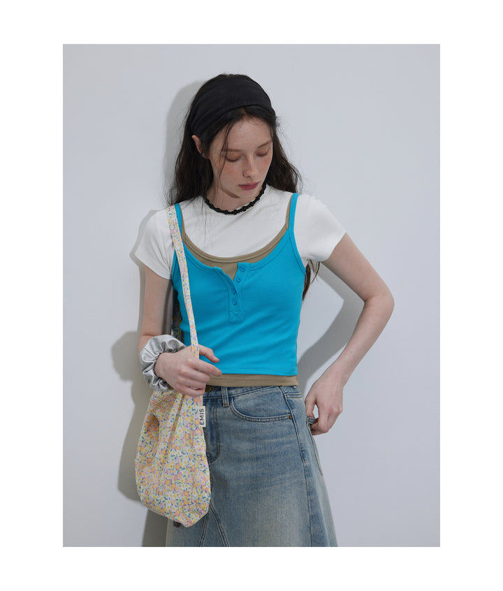 A-Line Washed Denim Skirt LCAS0214
