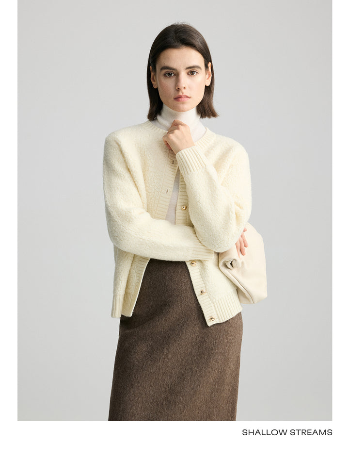 Luxe Wool Button Cardigan SSWC0081